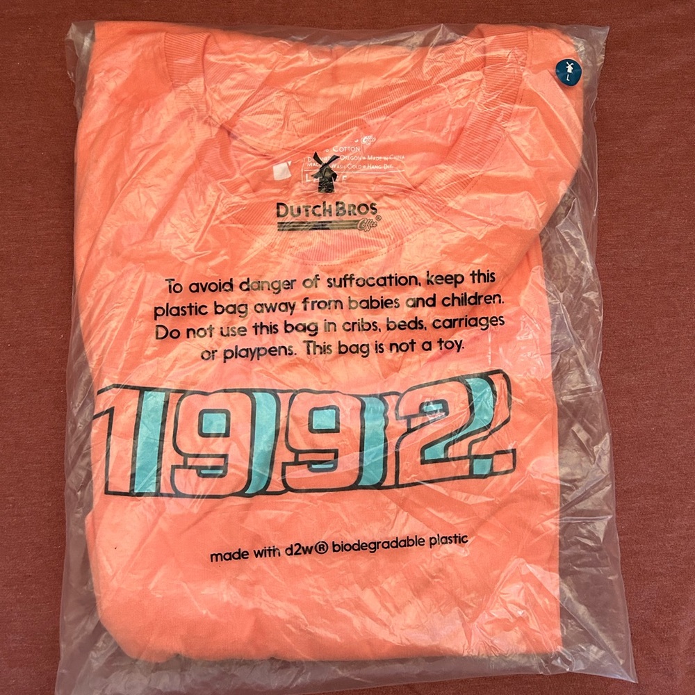 Brand New in the packaging long sleeve Dutch Bros T-shirt